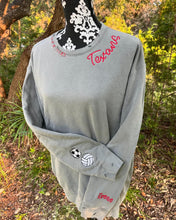 Hand Distressed Custom Texans Sweatshirt