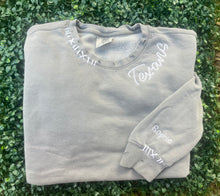 Hand Distressed Custom Texans Sweatshirt