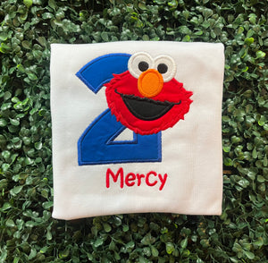 Red Monster Birthday shirt or bodysuit