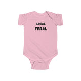 Local Feral Infant Bodysuit, Cute Baby Outfit, Funny Baby Gift, Infant Clothing, Baby Shower Gift, New Parent Present