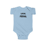 Local Feral Infant Bodysuit, Cute Baby Outfit, Funny Baby Gift, Infant Clothing, Baby Shower Gift, New Parent Present
