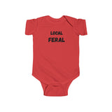 Local Feral Infant Bodysuit, Cute Baby Outfit, Funny Baby Gift, Infant Clothing, Baby Shower Gift, New Parent Present