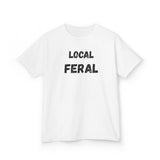 Local Feral Kids Tee, Graphic T-Shirt for Boys and Girls, Casual Wear, Birthday Gift, Playdate Top, Animal Lover Shirt