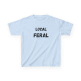 Local Feral Kids Tee, Graphic T-Shirt for Boys and Girls, Casual Wear, Birthday Gift, Playdate Top, Animal Lover Shirt