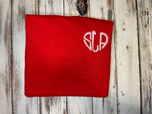 Valentine Heart Monogrammed Sweatshirt