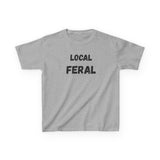 Local Feral Kids Tee, Graphic T-Shirt for Boys and Girls, Casual Wear, Birthday Gift, Playdate Top, Animal Lover Shirt