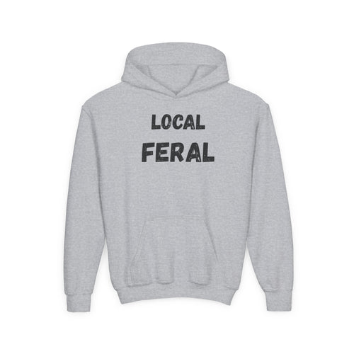 Feral Local Youth Hoodie - Trendy, Cozy Costume for Animal Lovers, Perfect Gift for Birthdays, Adventure, Casual Wear
