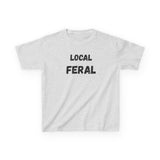 Local Feral Kids Tee, Graphic T-Shirt for Boys and Girls, Casual Wear, Birthday Gift, Playdate Top, Animal Lover Shirt