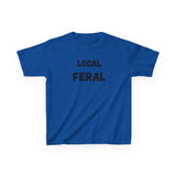 Local Feral Kids Tee, Graphic T-Shirt for Boys and Girls, Casual Wear, Birthday Gift, Playdate Top, Animal Lover Shirt