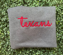 Texans Puff Embroidered Sweatshirt or Shirt