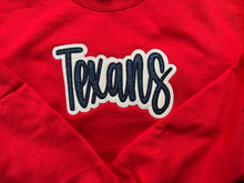 Glitter Texans Embroidered Sweatshirt or Shirt