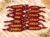 Custom Bandana Keychain | Personalized Name Keychain | Team Gifts | Backpack Clip Keychain | Custom Colors & Font