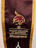 Custom Embroidered Graduation Stole (Customer Provided) | Personalized Graduation Stole | College & High School Graduation