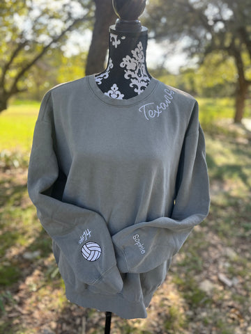 Comfort Colors Custom Texans Sweatshirt