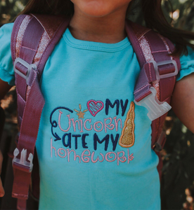 My Unicorn Ate my homework shirt