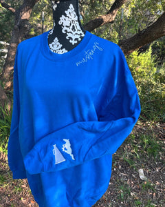 Custom Game Day Sweatshirt | Cheer mom sweatshirt | sports mom sweatshirt | mustangs sweatshirt | monogrammed sweatshirt