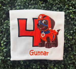 Zuma Patrol Birthday Shirt | Custom Birthday Shirt | Birthday Party Shirt