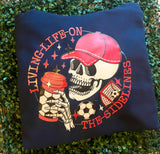 Living Life On The Sidelines , Soccer Mom hoodie, Sweatshirt or TShirt