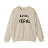 Local Feral Sweatshirt | Cozy Unisex Crewneck | Perfect for Casual Outfits, Animal Lovers, Gift for Nature Enthusiasts
