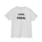Local Feral Kids Tee, Graphic T-Shirt for Boys and Girls, Casual Wear, Birthday Gift, Playdate Top, Animal Lover Shirt