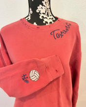 Hand Distressed Custom Texans Sweatshirt