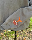 Hand Distressed Custom Longhorns Sweatshirt