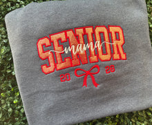 Senior Mama 2026 Bows Sweatshirt
