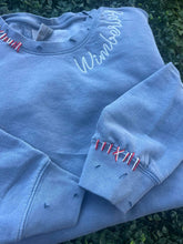 Custom City Sweatshirt | Wimberley Sweatshirt | Texans sweatshirt | hand stitches sweatshirt | had distressed sweatshirt | custom game day sweatshirt | Wimberley Texas