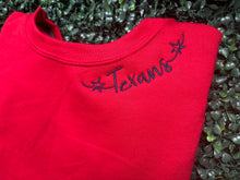 Texans stars Font Collar Shirt or Sweatshirt