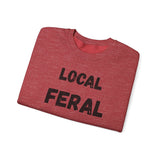Local Feral Sweatshirt | Cozy Unisex Crewneck | Perfect for Casual Outfits, Animal Lovers, Gift for Nature Enthusiasts