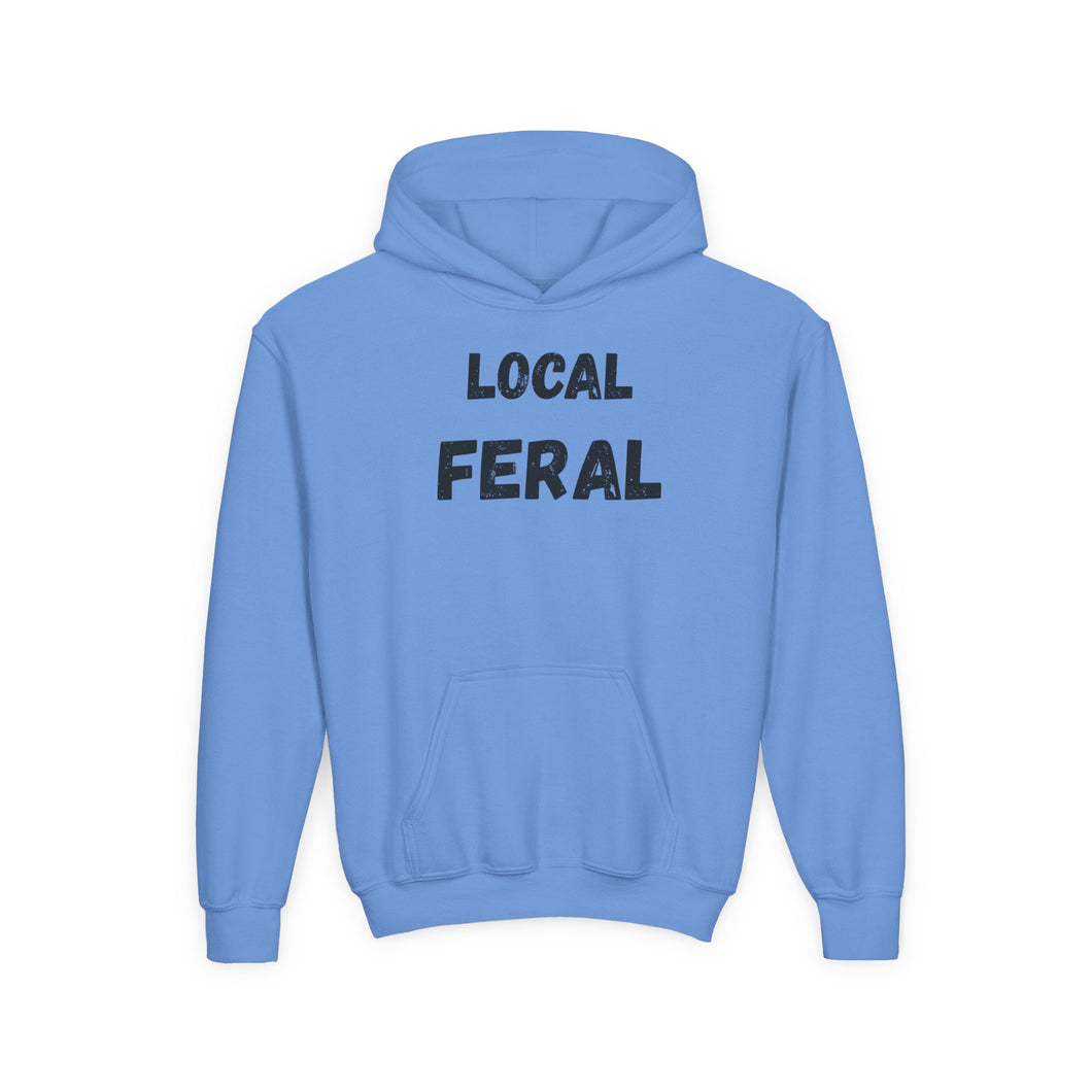 Feral Local Youth Hoodie - Trendy, Cozy Costume for Animal Lovers, Perfect Gift for Birthdays, Adventure, Casual Wear