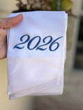 Custom Embroidered Bouquet Sash | Personalized Wedding Bouquet Ribbon | Monogrammed Bridal Bouquet Wrap | Custom Name Ribbon