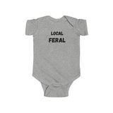 Local Feral Infant Bodysuit, Cute Baby Outfit, Funny Baby Gift, Infant Clothing, Baby Shower Gift, New Parent Present