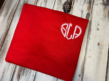 Valentine Heart Monogrammed Sweatshirt