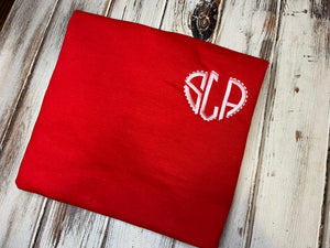 Valentine Heart Monogrammed Sweatshirt