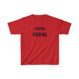 Local Feral Kids Tee, Graphic T-Shirt for Boys and Girls, Casual Wear, Birthday Gift, Playdate Top, Animal Lover Shirt