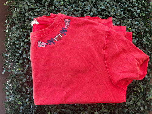 Footballs and bows Collar Sweatshirt or Shirt