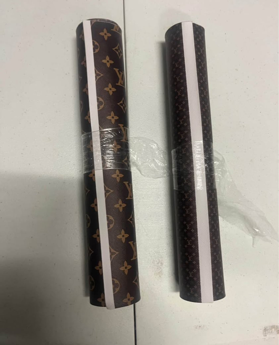 2 large rolls of Crafting Faux Leather