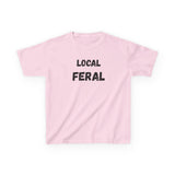 Local Feral Kids Tee, Graphic T-Shirt for Boys and Girls, Casual Wear, Birthday Gift, Playdate Top, Animal Lover Shirt