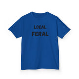 Local Feral Kids Tee, Graphic T-Shirt for Boys and Girls, Casual Wear, Birthday Gift, Playdate Top, Animal Lover Shirt