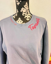 Hand Distressed Custom Texans Sweatshirt