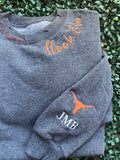 Custom Hook ‘Em Longhorns Sweatshirt