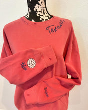 Hand Distressed Custom Texans Sweatshirt