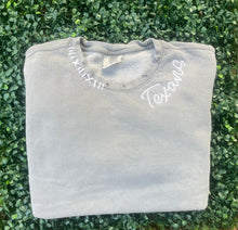 Hand Distressed Custom Texans Sweatshirt