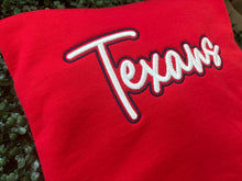 Texans Puff Embroidered Sweatshirt or Shirt