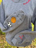 Hand Distressed Custom Mama Sweatshirt