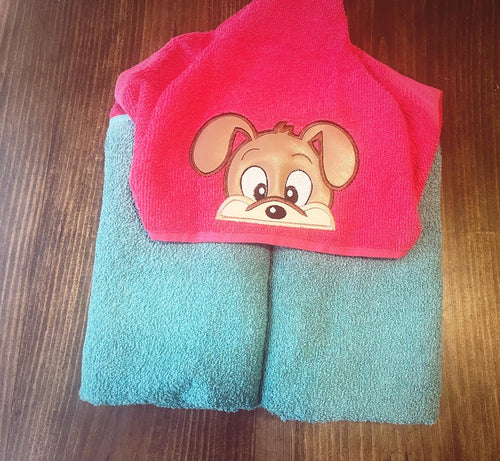 Puppy Dog Hooded Towel