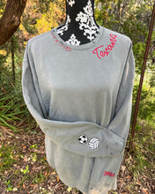 Hand Distressed Custom Texans Sweatshirt