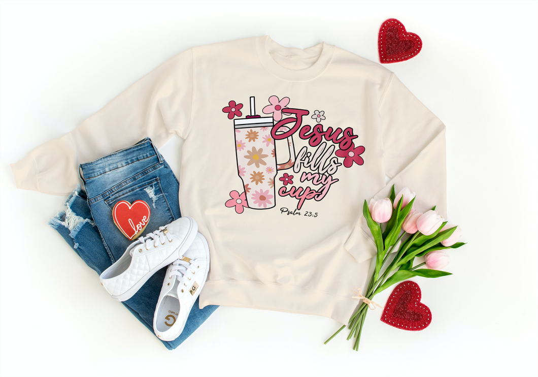 Jesus Fills My Cup Valentines Shirt