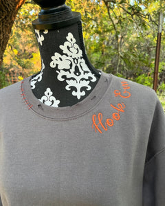 Hand Distressed Custom Longhorns Sweatshirt